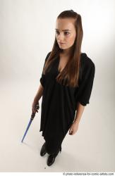 ANGELIA WITH BLUE LIGHTSABER